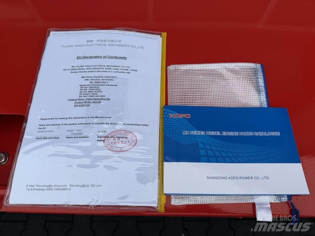 Ashita 80 KVA Dízel áramfejlesztők