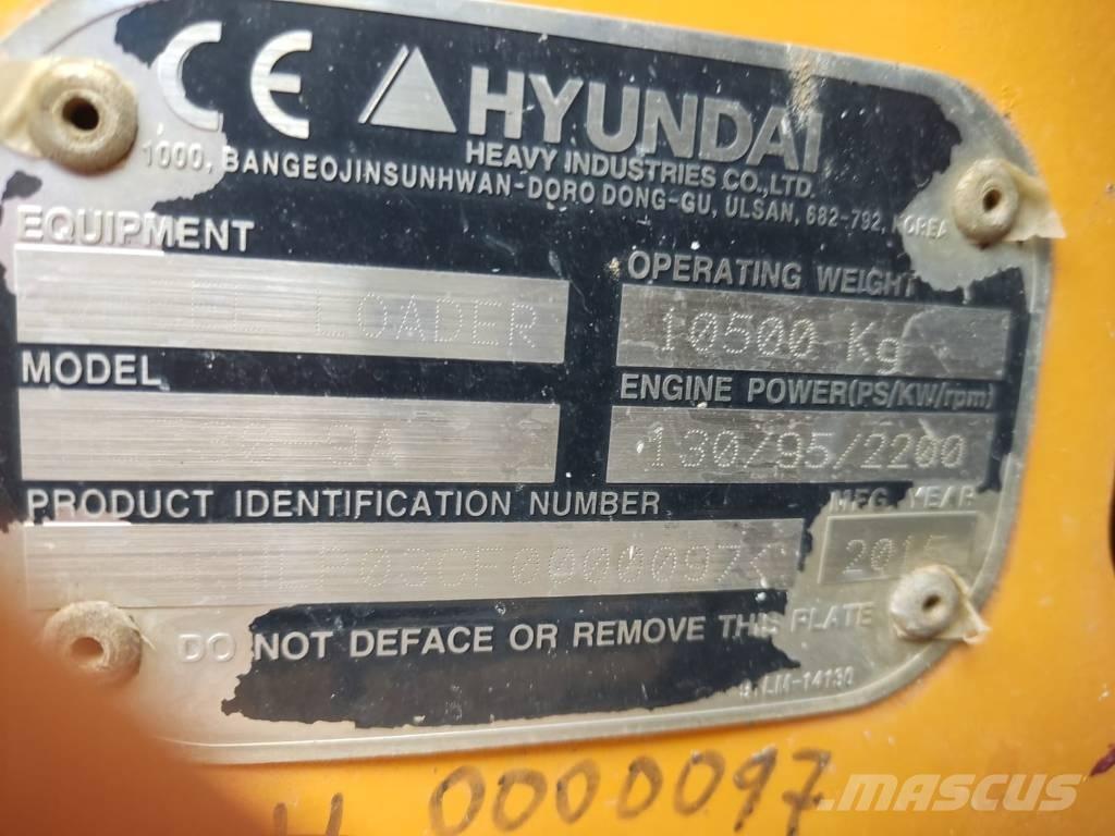 Hyundai 730-9A Gumikerekes homlokrakodók