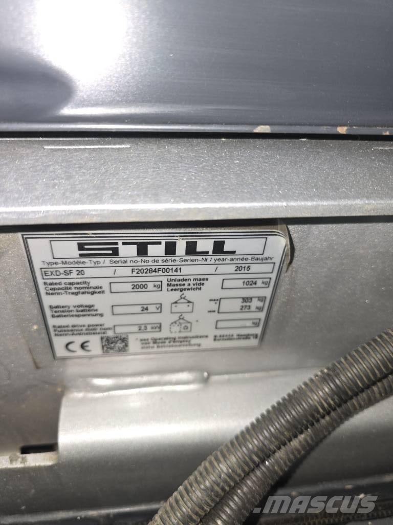 Still EXD SF 20I Elektromos gyalogkíséretű targoncák