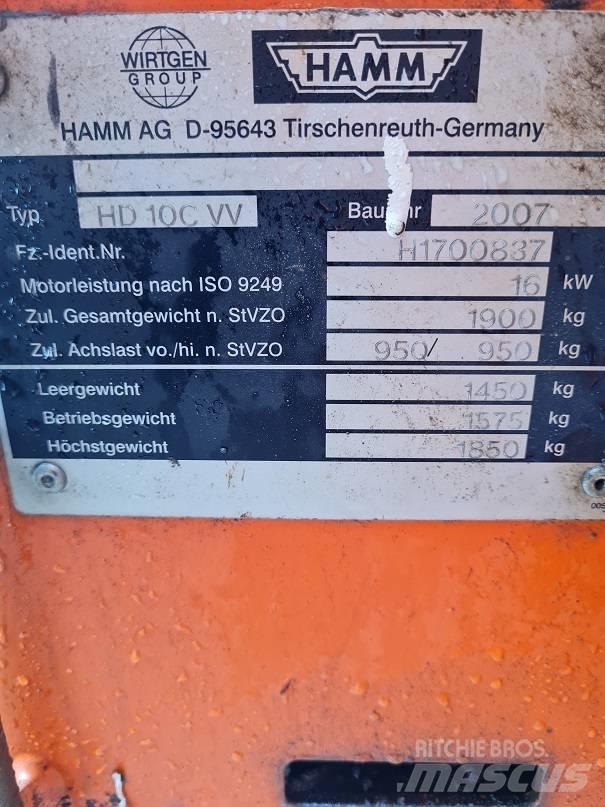 Hamm HD 10 C W Ikerdobos hengerek