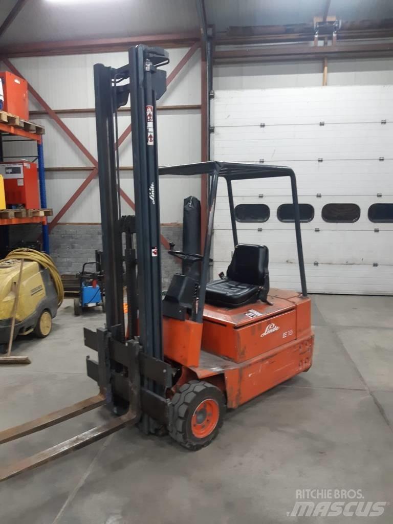 Linde E 16 Elektromos targoncák