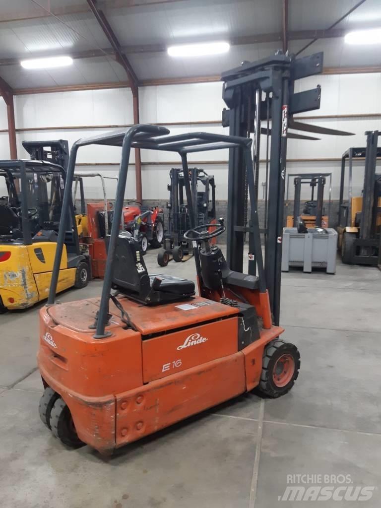 Linde E 16 Elektromos targoncák