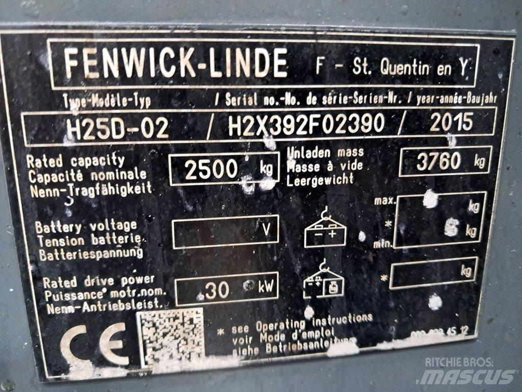 Linde H25D-02 Dízel targoncák