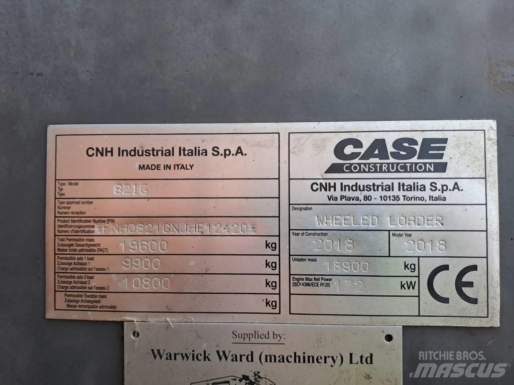 CASE 821GXR Gumikerekes homlokrakodók