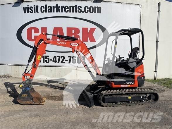 Kubota U27-4 Mini kotrók < 7t
