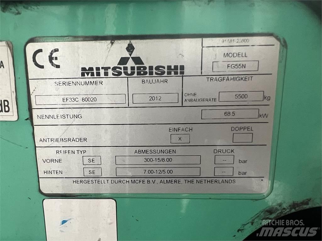 Mitsubishi FG 55 N Gázüzemű targoncák