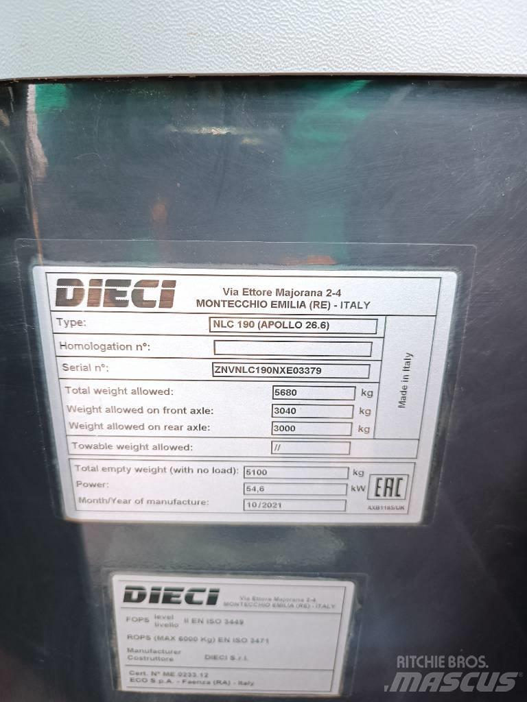 Dieci Apollo 26.6 Teleszkópos rakodók