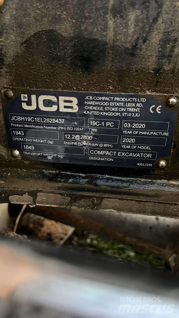 JCB 19 C-1 Mini kotrók < 7t