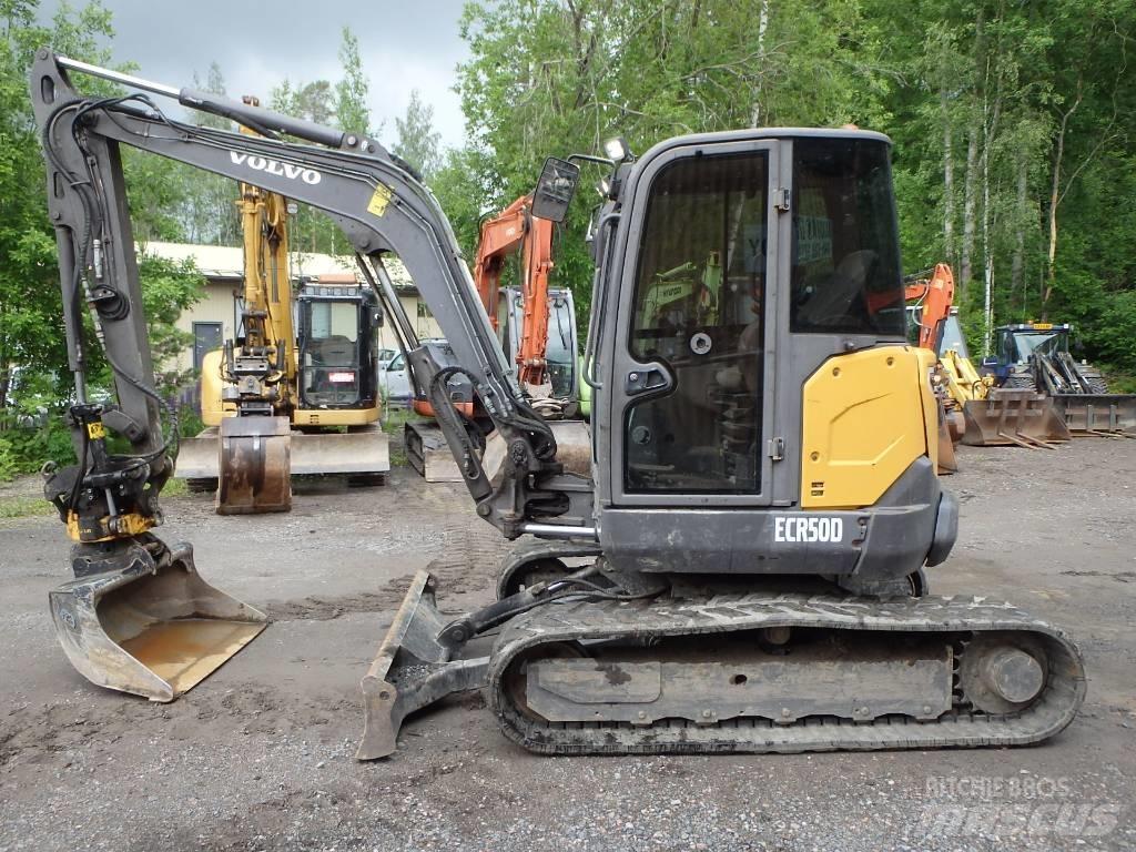 Volvo ECR 50 D Mini kotrók < 7t