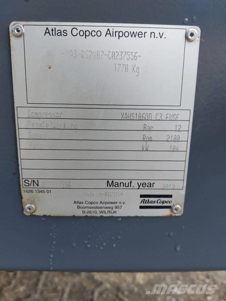 Atlas Copco XAHS186 Kompresszorok