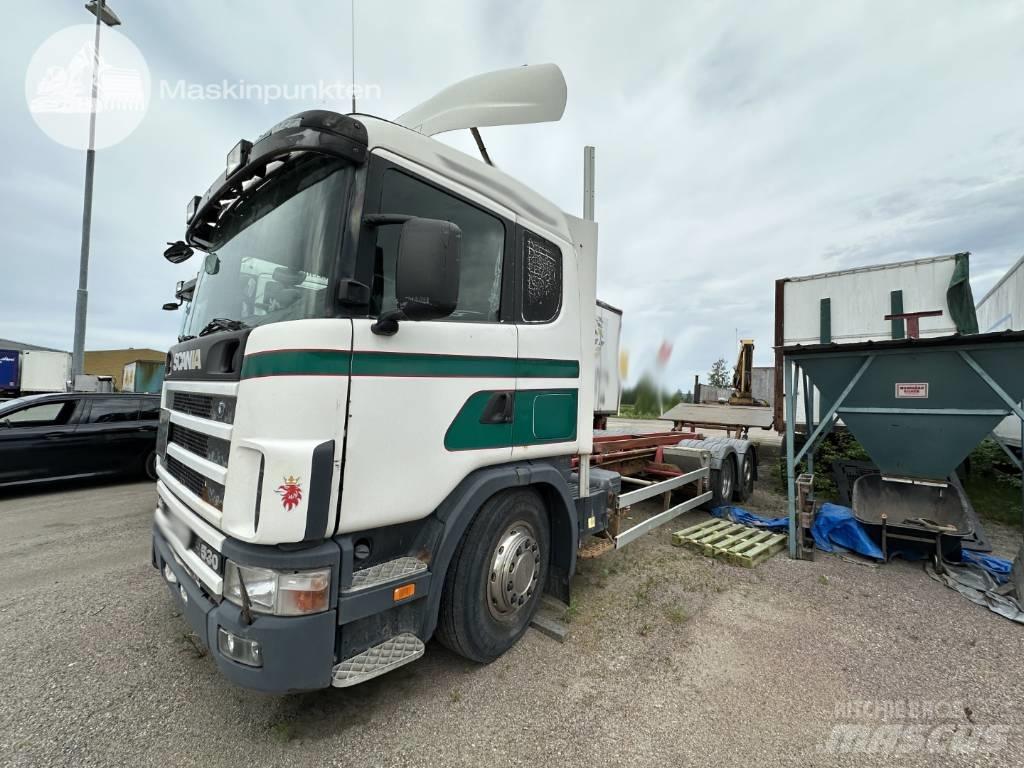 Scania R 124 LB Konténer keretes / Konténeres teherautók