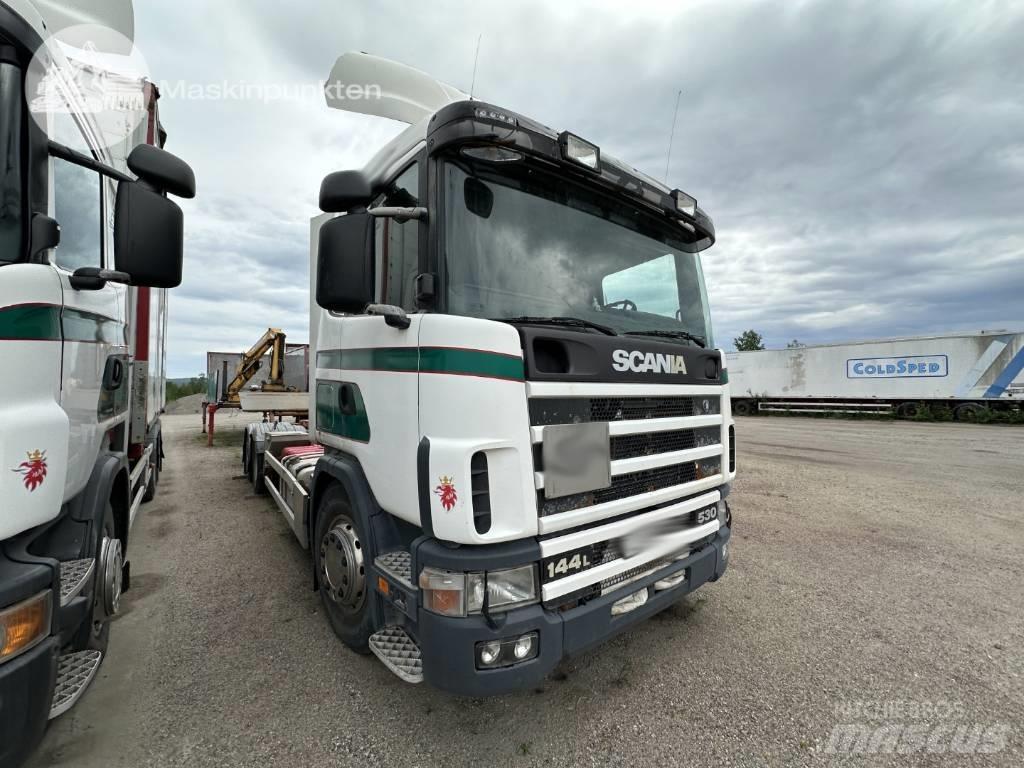 Scania R 124 LB Konténer keretes / Konténeres teherautók