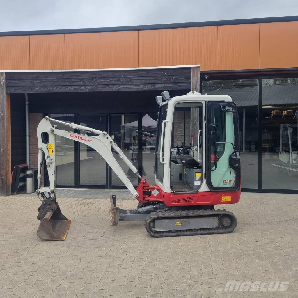 Takeuchi TB 216 Mini kotrók < 7t