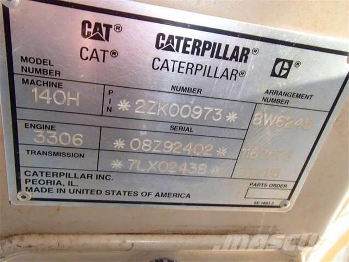 CAT 140 H Gréderek