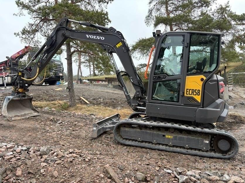 Volvo ECR58F Mini kotrók < 7t