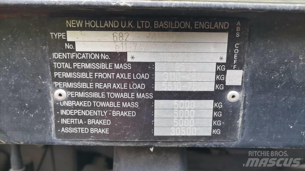 New Holland M160 Traktorok