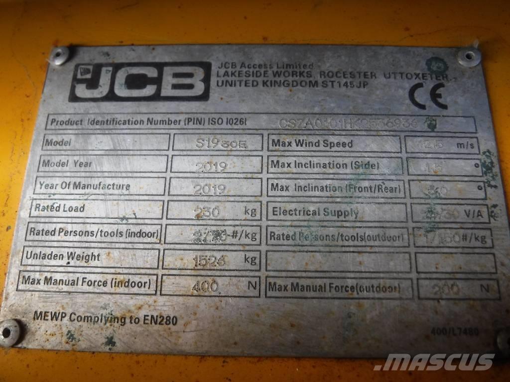 JCB S 1930 E Ollós emelők