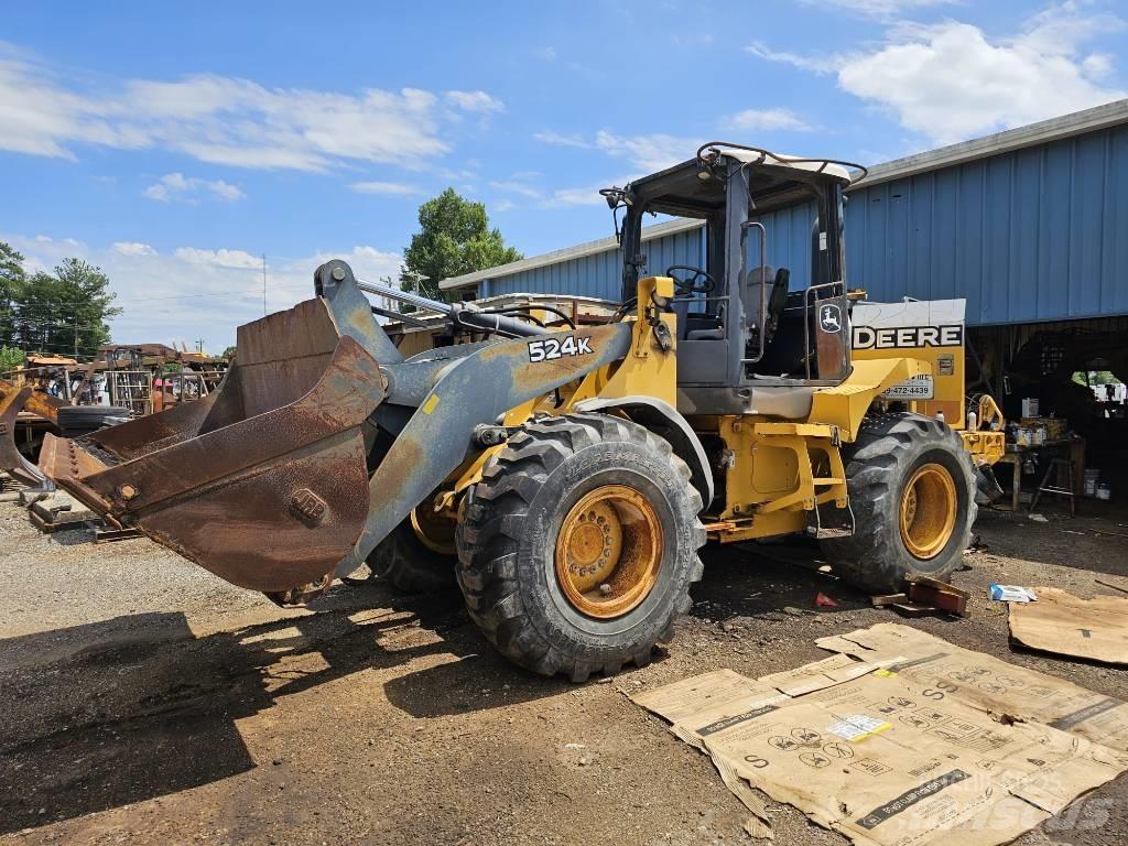 John Deere 524 K Gumikerekes homlokrakodók