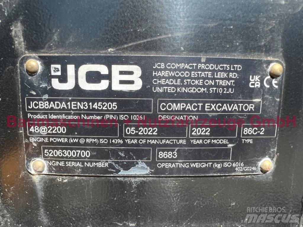JCB 86C-2 Mono -Demo- Közepes (midi) kotrók 7 t - 12 t