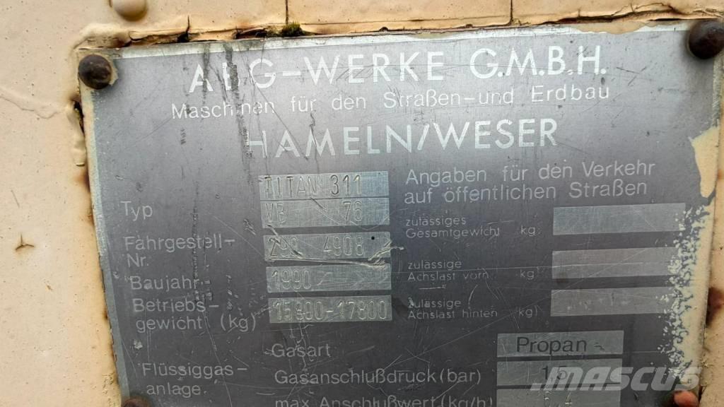 ABG Titan 311 Aszfalt terítõ gépek