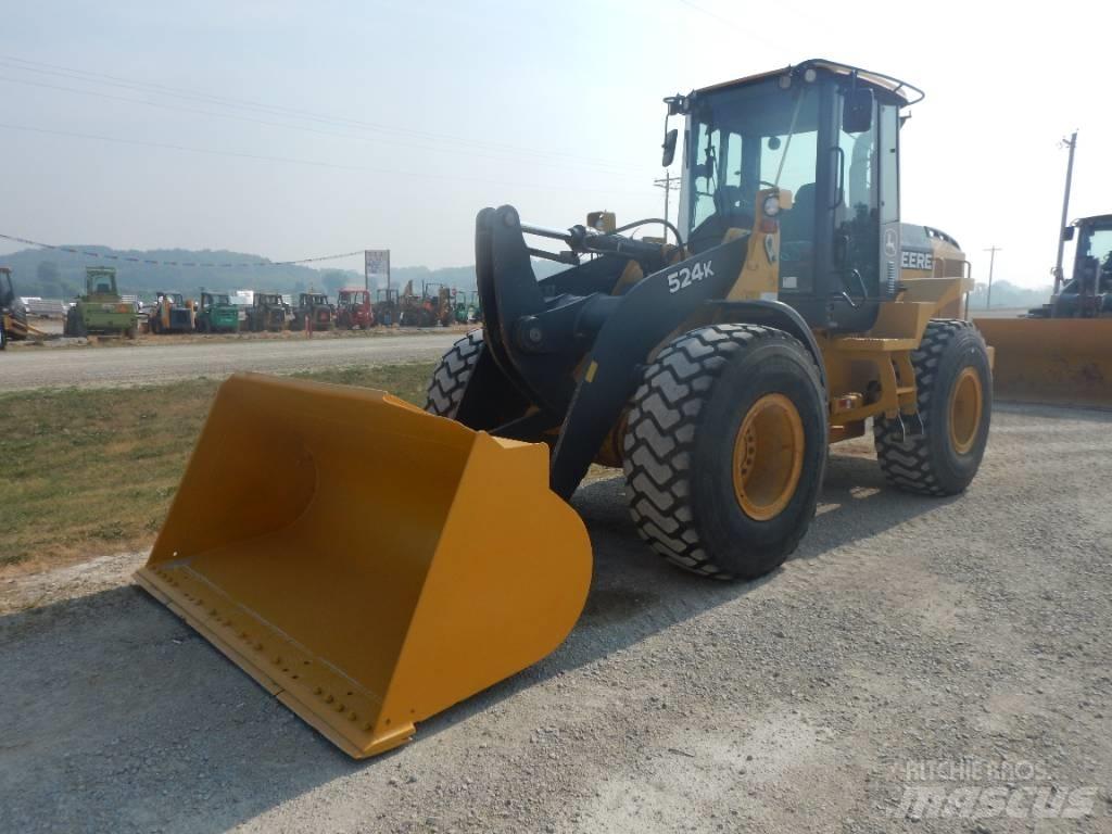 John Deere 524K Gumikerekes homlokrakodók