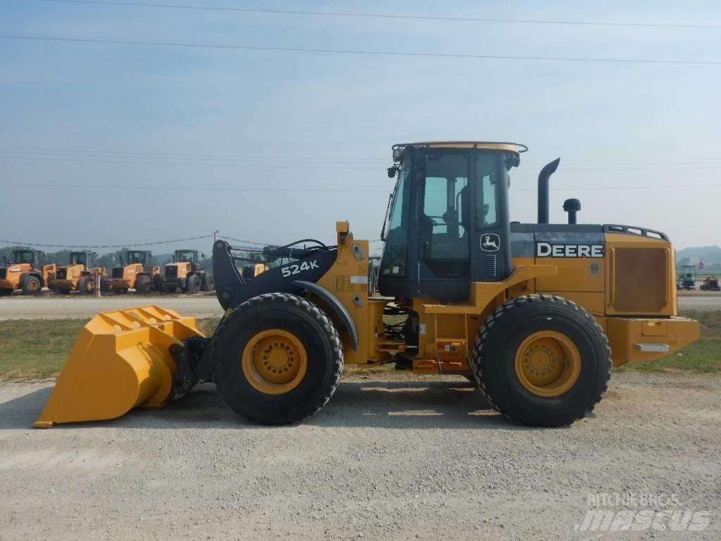 John Deere 524K Gumikerekes homlokrakodók