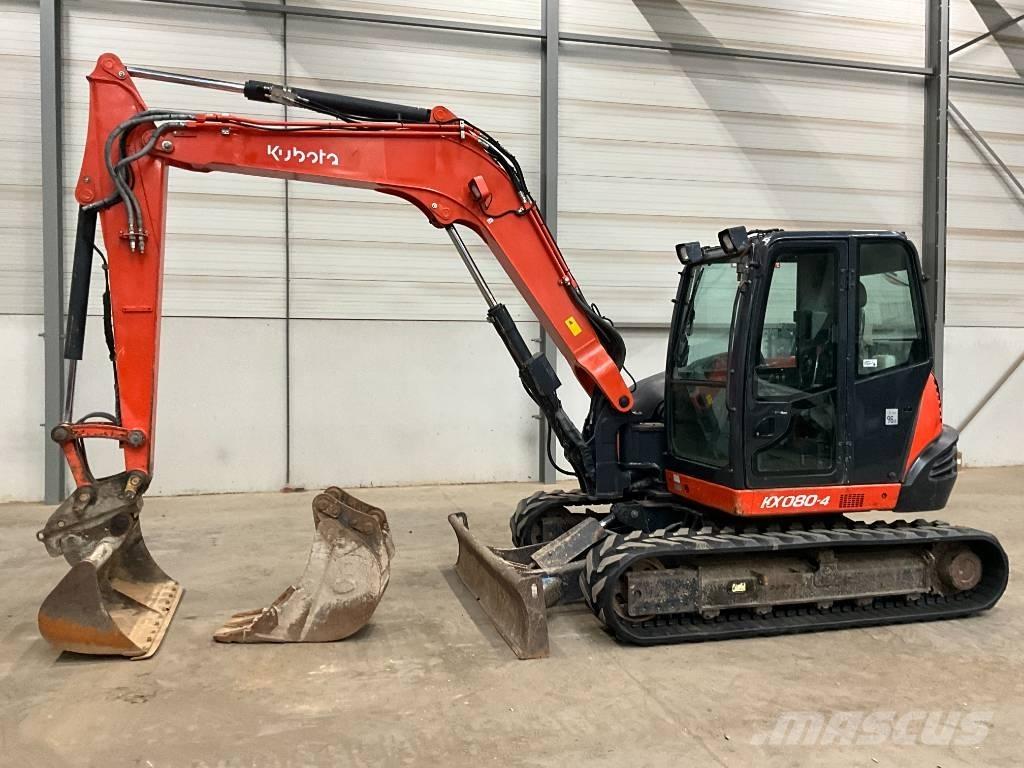 Kubota KX 080-4 Közepes (midi) kotrók 7 t - 12 t