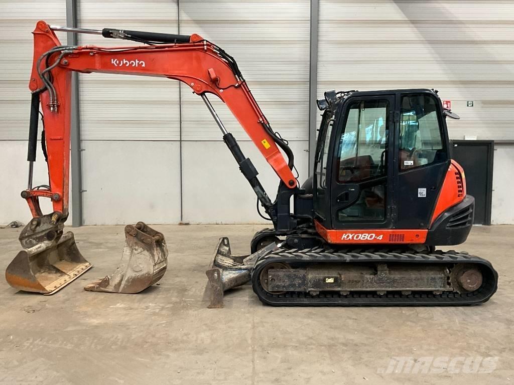 Kubota KX 080-4 Közepes (midi) kotrók 7 t - 12 t