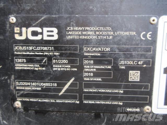 JCB JS130LC Plus+ Lánctalpas kotrók