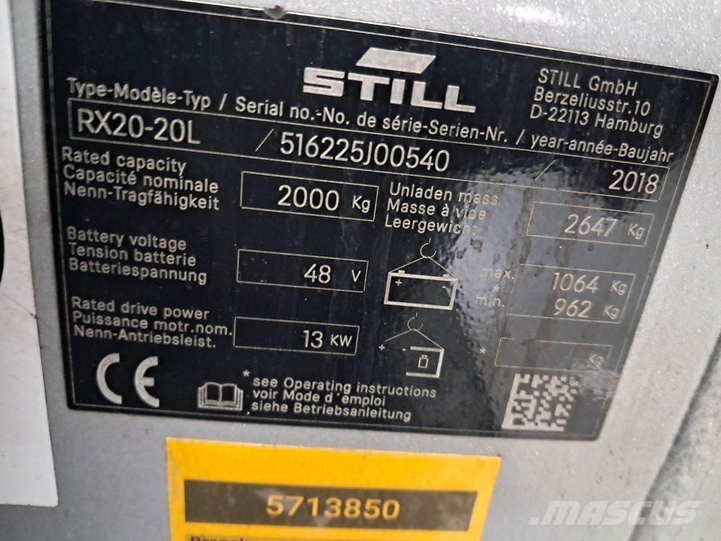 Still RX20-20L Elektromos targoncák