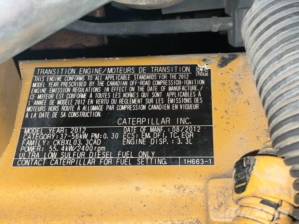 CAT 908 H 2 Gumikerekes homlokrakodók
