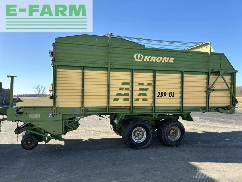 Krone AX 280 GL Gabona átrakó kocsik