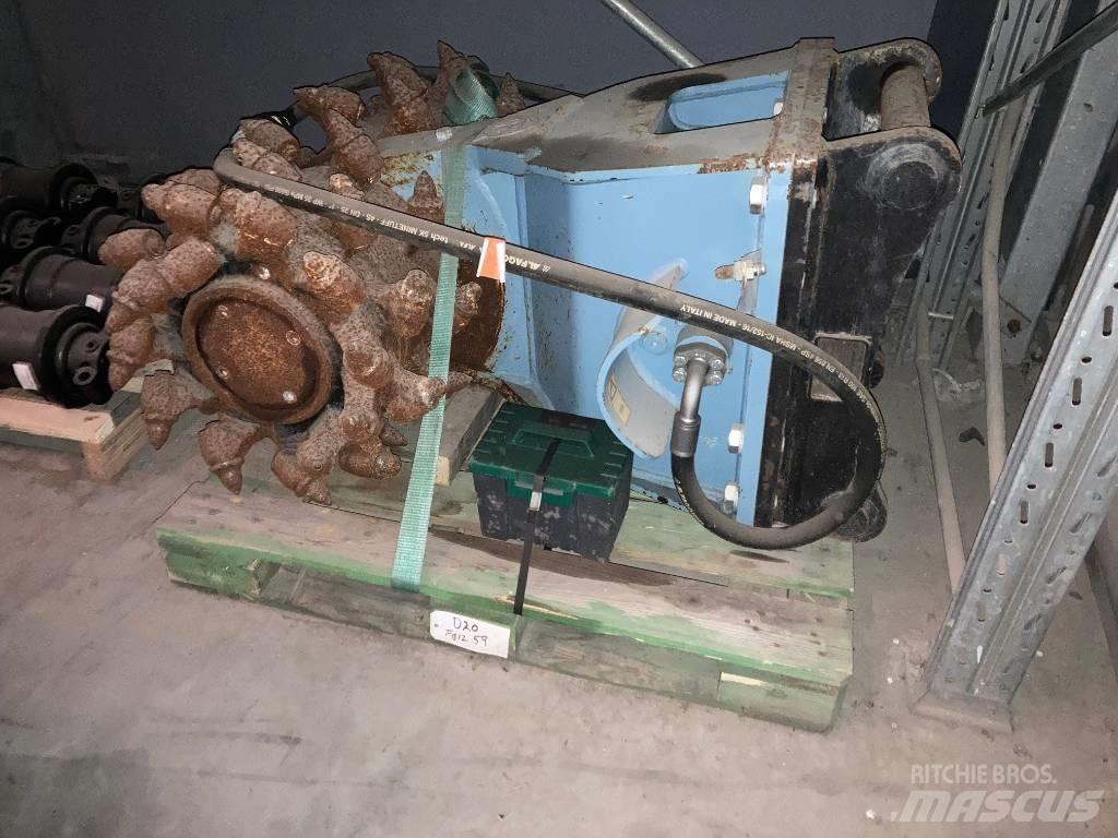 Rockwheel D20-G-ROG Aszfalt marók