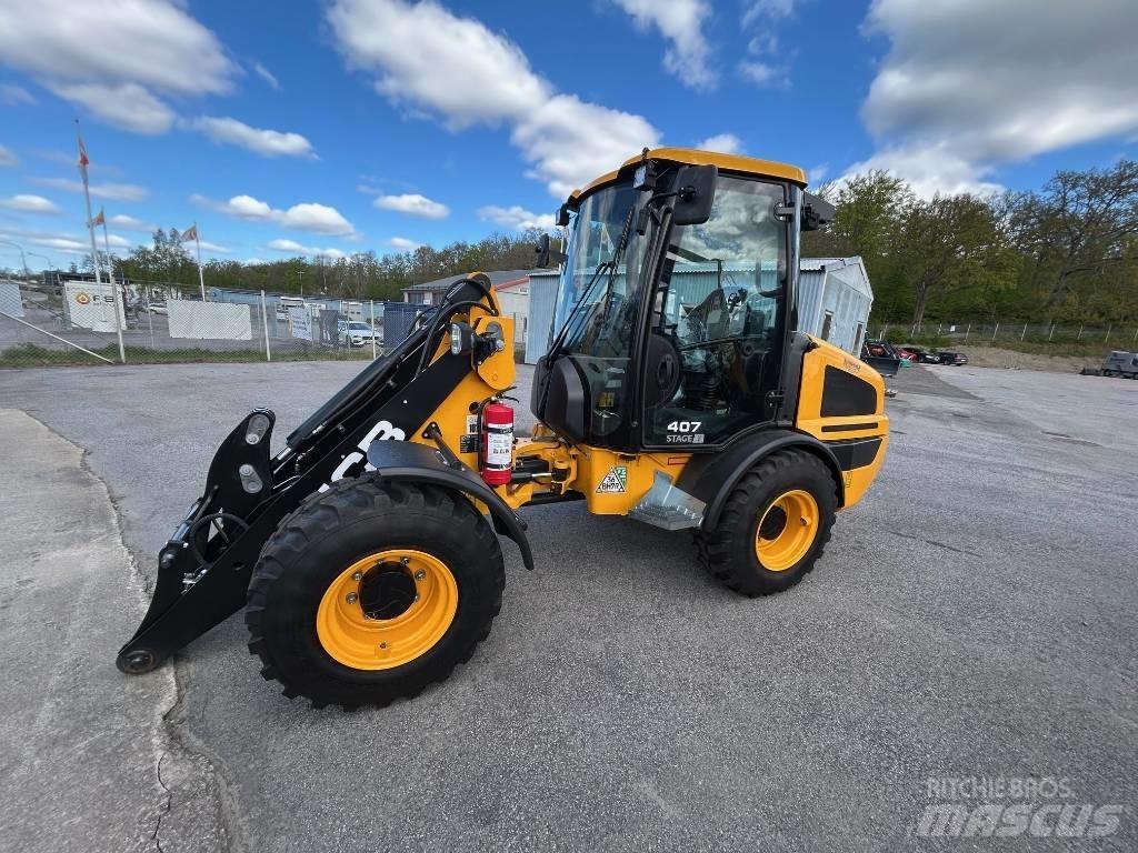 JCB 407 Gumikerekes homlokrakodók