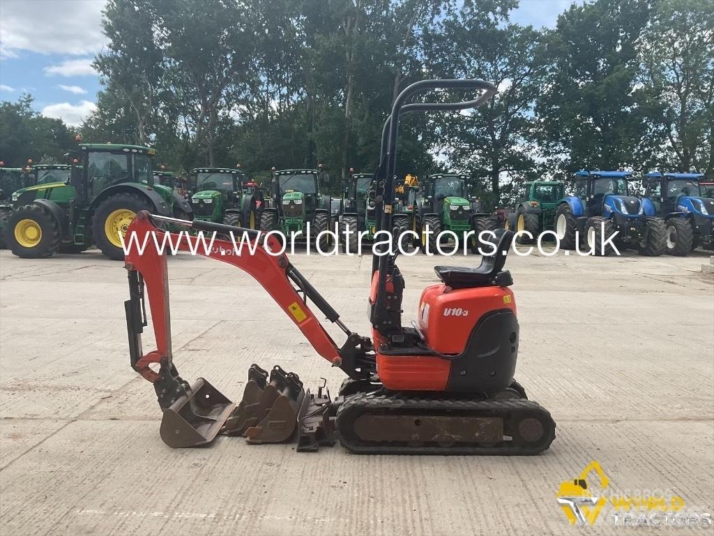 Kubota U 10-3 Mini kotrók < 7t