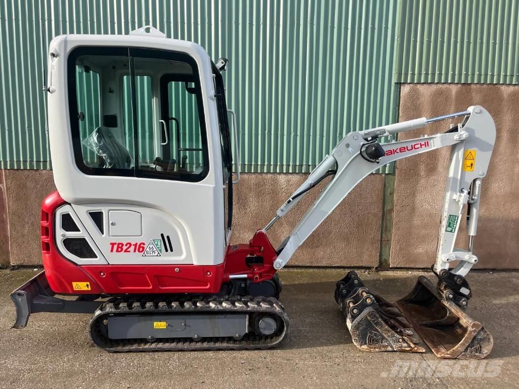 Takeuchi TB 216 A Mini kotrók < 7t