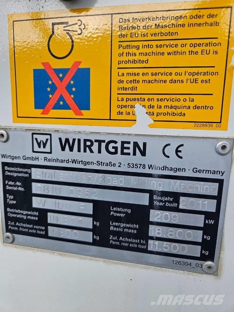 Wirtgen W 100 F Aszfalt marók