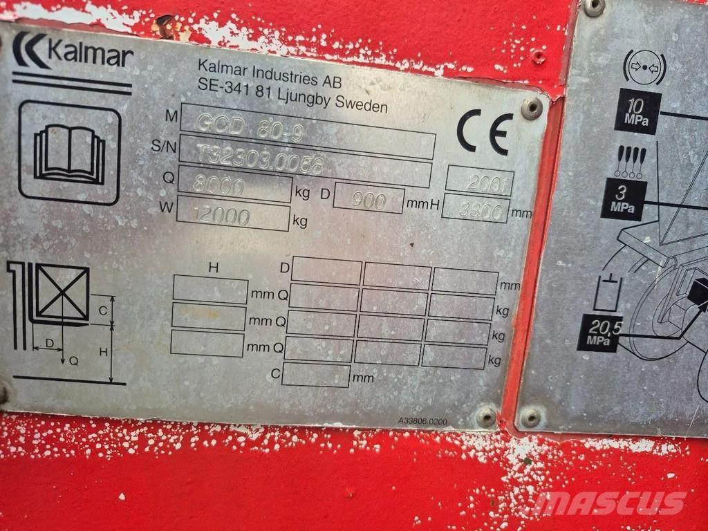 Kalmar Gcd 80-9 Gázüzemű targoncák