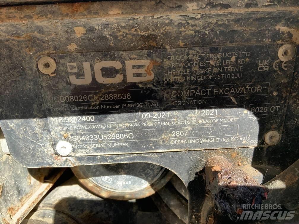 JCB 8026 CTS Mini kotrók < 7t