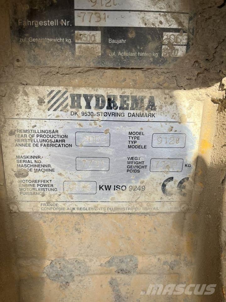 Hydrema 912C Mezei dömperek
