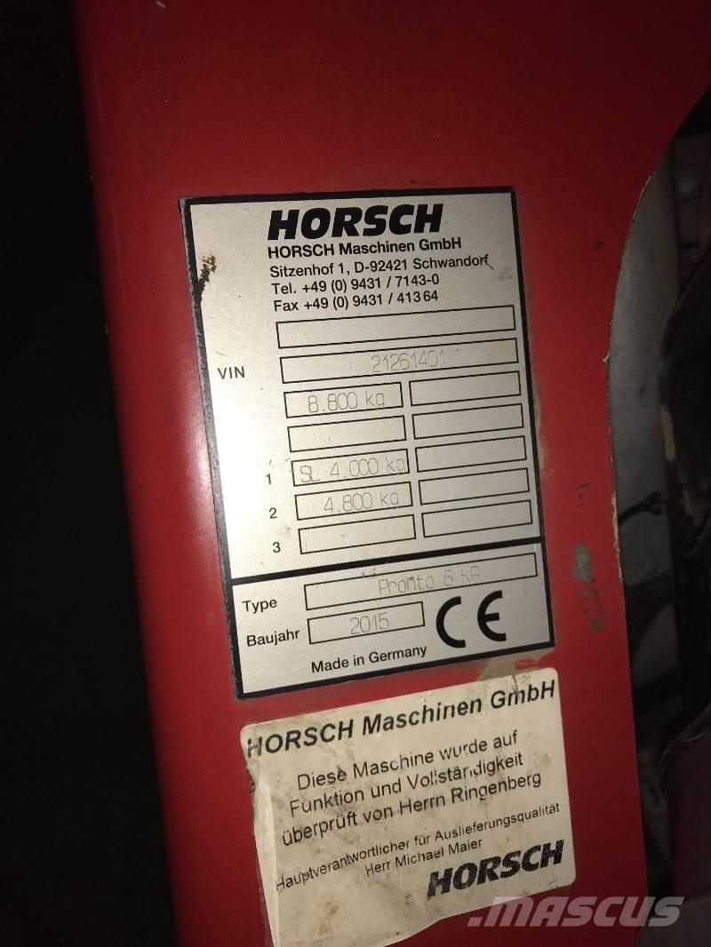Horsch Pronto 6  KR Vetőgépek