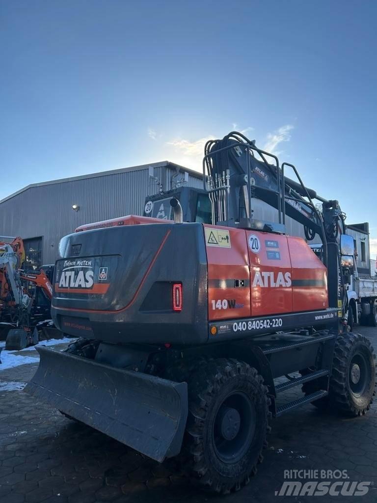 Atlas 140W-BLUE Gumikerekes kotrók
