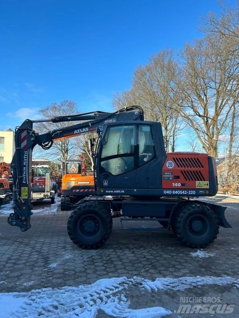 Atlas 140W-BLUE Gumikerekes kotrók