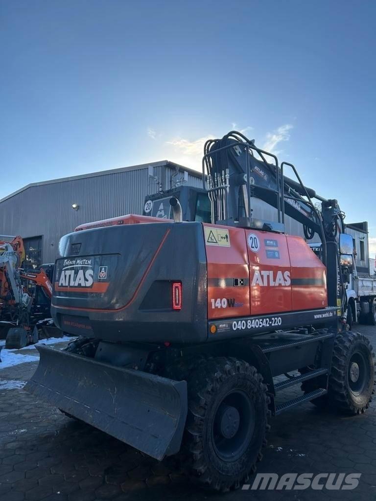 Atlas 140W-BLUE Gumikerekes kotrók