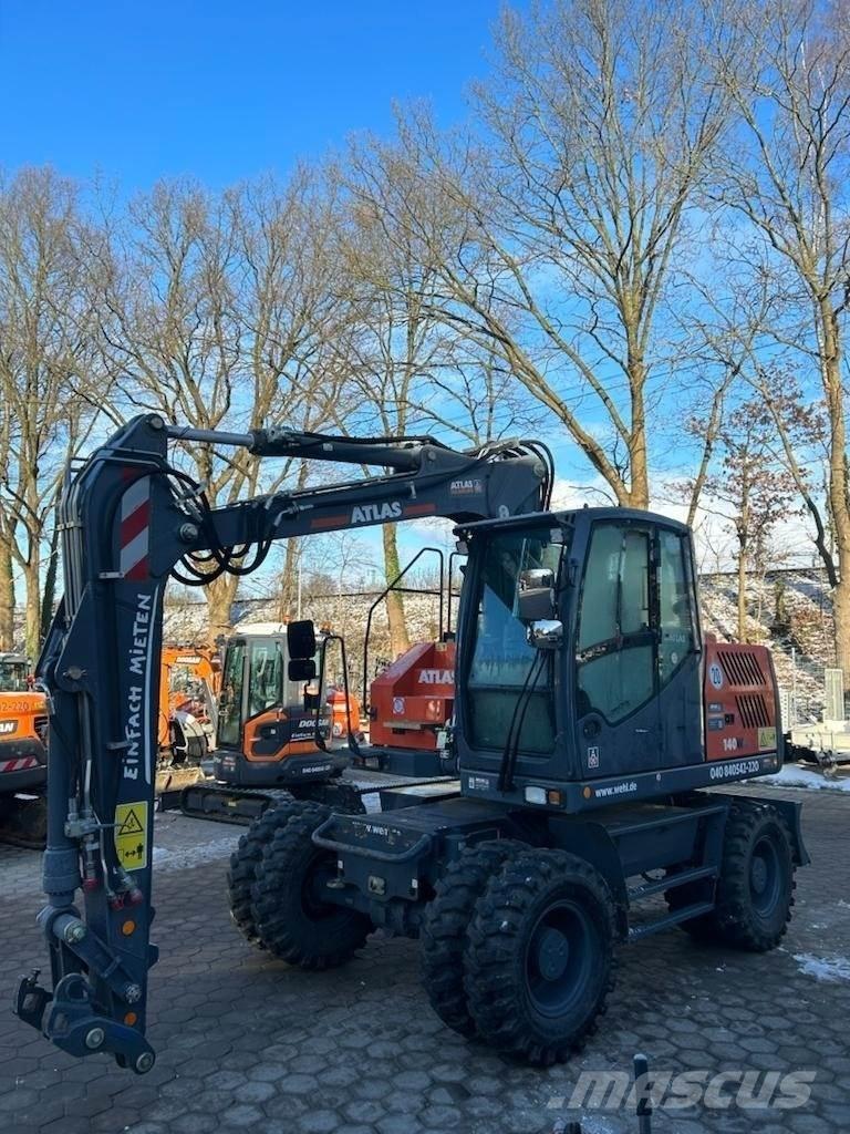 Atlas 140W-BLUE Gumikerekes kotrók