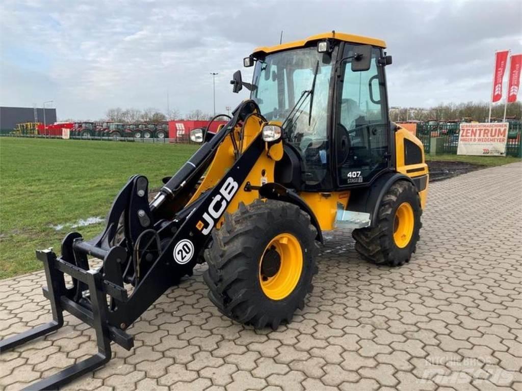 JCB 407 Gumikerekes homlokrakodók