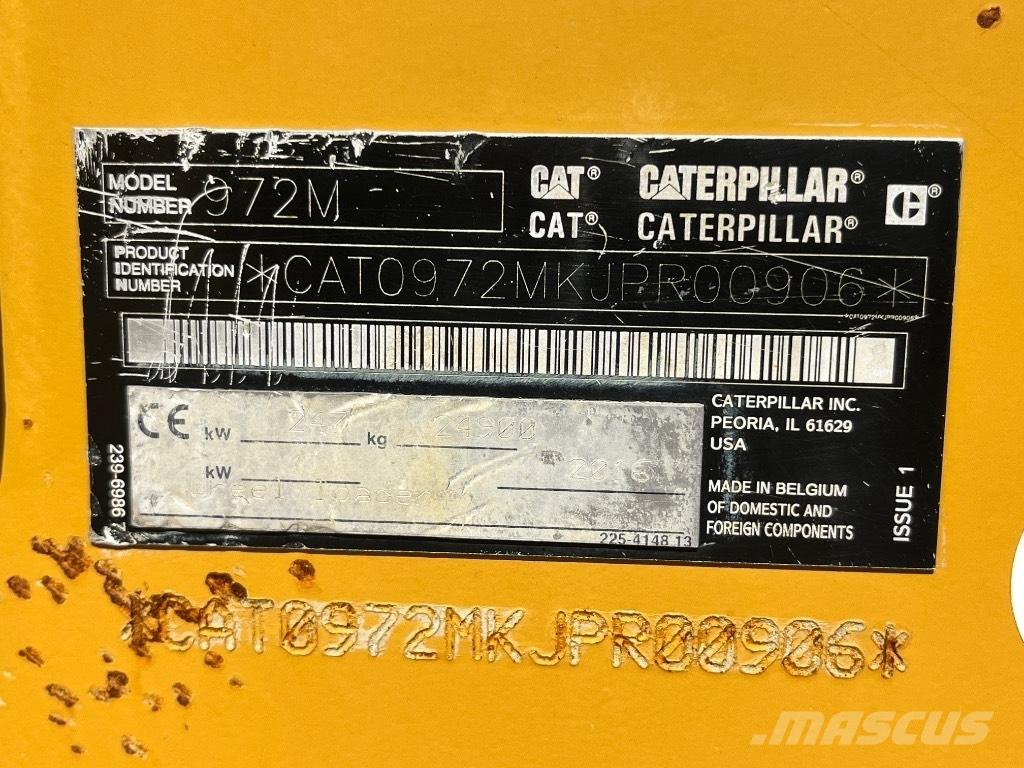 CAT 972 M Gumikerekes homlokrakodók