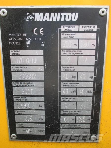 Manitou 170AETJ Karos emelők