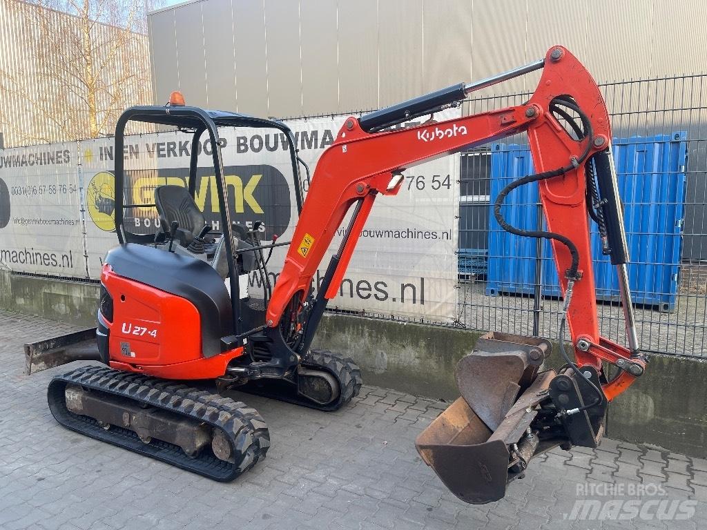Kubota U 27-4 Mini kotrók < 7t