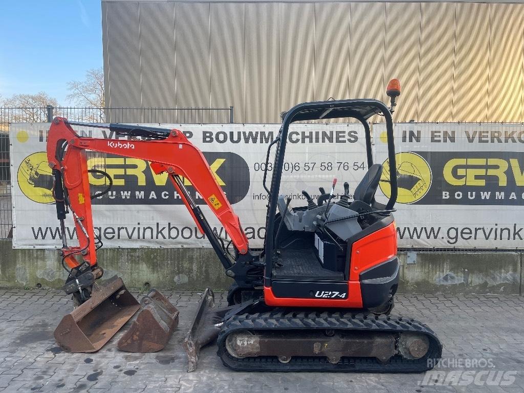 Kubota U 27-4 Mini kotrók < 7t